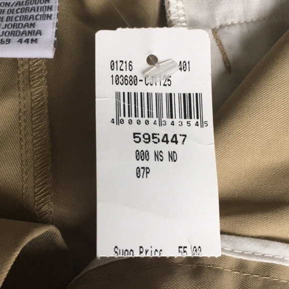 Russell Mens Tan Khaki Shorts - Picture 7 of 10